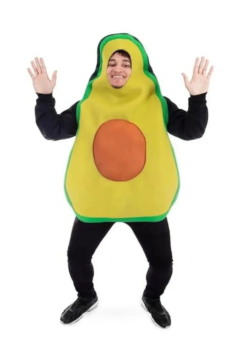 Brand New Hauntlook Adult One Size Amazing Avocado Halloween Costume Dress Up